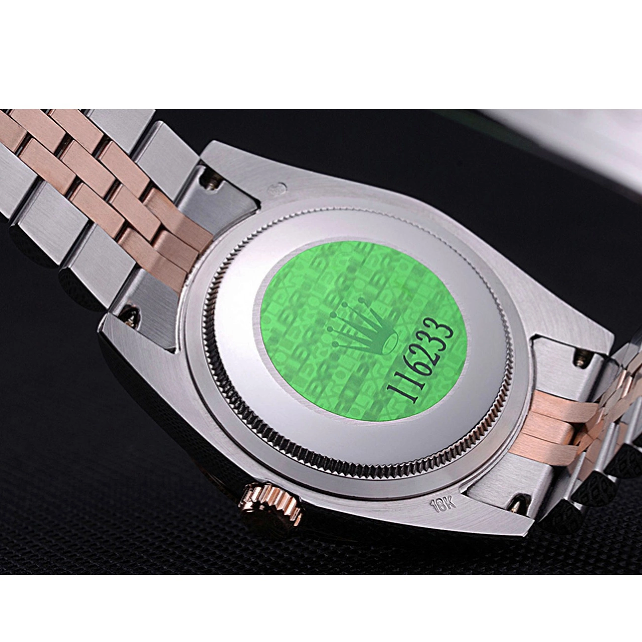 MiroTime 0806 Rolex DateJust White Dial Stainless Steel and Gold Bracelet 622544